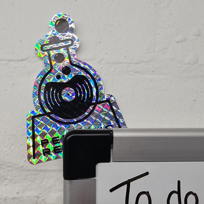 Show details for Holographic Prism Vinyl Stickers