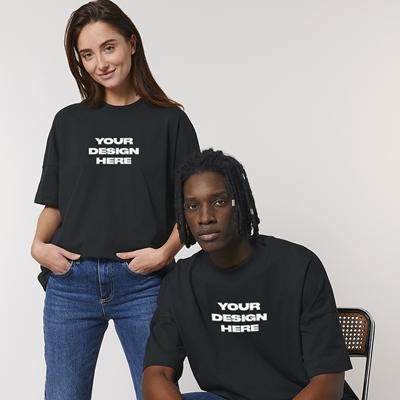 Show details for Stanley Stella Blaster 2.0 Oversized Organic Unisex Screen Printed T-Shirts