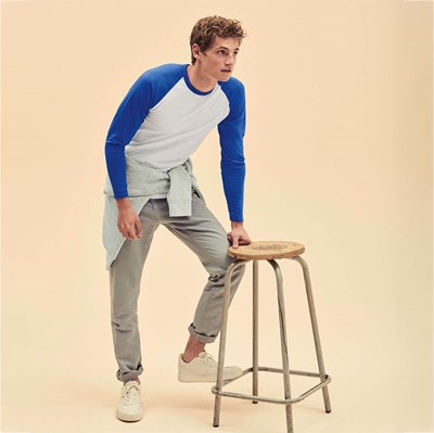 Show details for Fruit of the Loom Long-sleeve Baseball T-Shirts