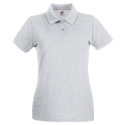 Show details for Fruit of the Loom Lady-Fit Premium Polo Shirts