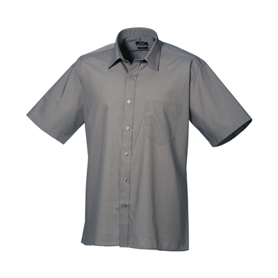 Show details for Premier Short-sleeved Men's Poplin Shirt