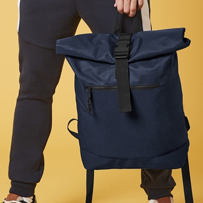 Show details for Embroidered Recycled Roll-top Backpacks ♻️