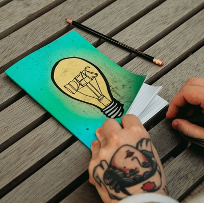 Show details for BUNDLE! 50 x A5 Custom Notebooks & Pencils