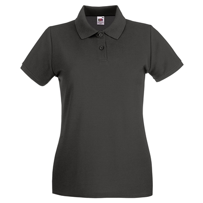 Show details for Fruit of the Loom Lady-Fit Premium Polo Shirts