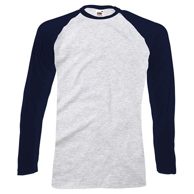 Show details for Fruit of the Loom Long-sleeve Baseball T-Shirts