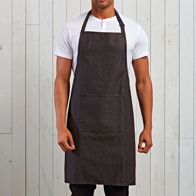 Show details for Screen Printed Pocket Bib Aprons