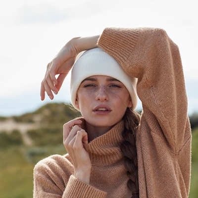 Show details for DEAL! 50 x Embroidered Beechfield Knitted Beanies