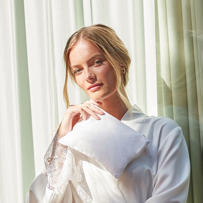 Show details for Small Screen Printed Canvas Grab Pouch Bags