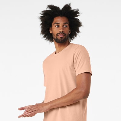 Show details for Bella & Canvas Unisex Heather CVC Short Sleeve T-shirt