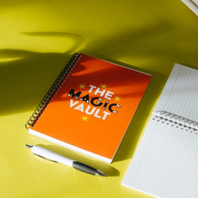 Show details for  A6 Custom Ringbound Notebooks