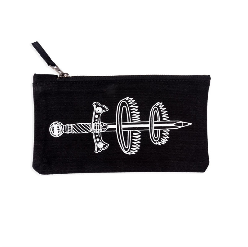 Show details for Small Screen Printed Canvas Grab Pouch Bags