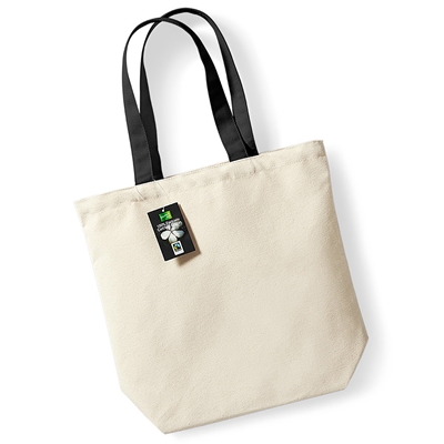 Show details for Screen Printed Fairtrade Cotton Camden Shopper Bags