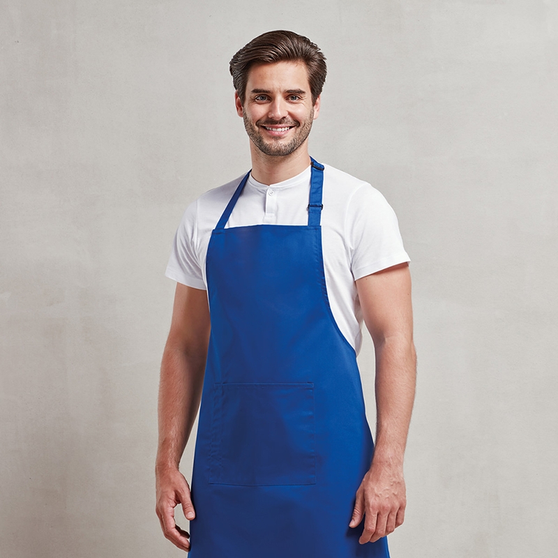 Show details for Embroidered Pocket Bib Aprons