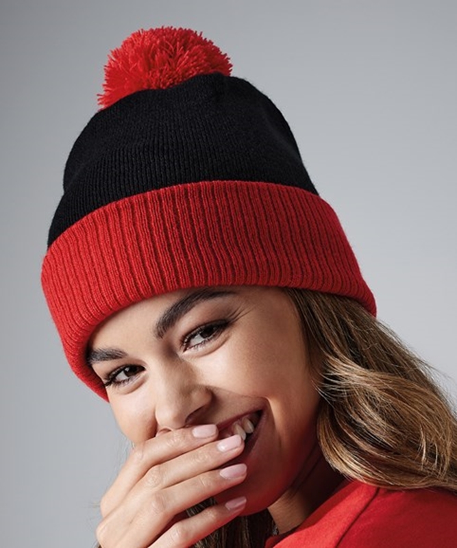 Show details for Beechfield Snowstar Two Tone Beanies