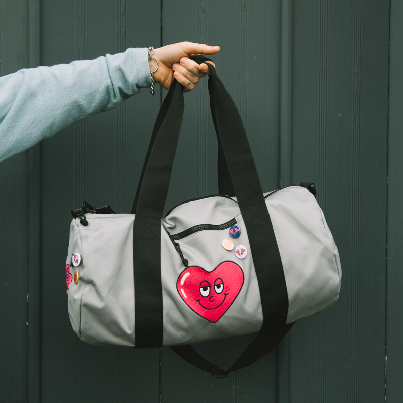 Picture of Embroidered Recycled Barrel Bag ♻️