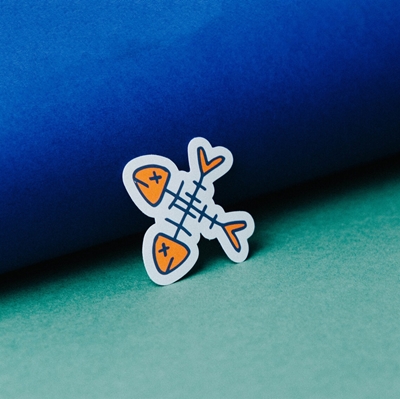 Show details for Custom Shaped Vinyl Stickers - 200mm Base