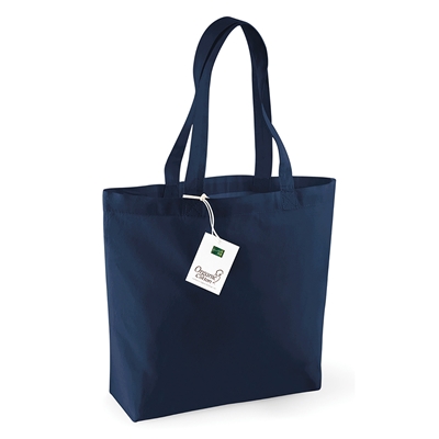 Show details for Screen Printed Organic Shopper Bags