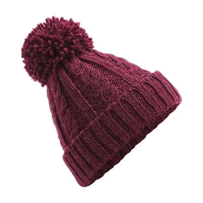 Show details for Beechfield Cable Knit Melange Beanies