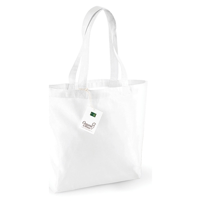 Show details for Screen Printed Organic Shopper Bags