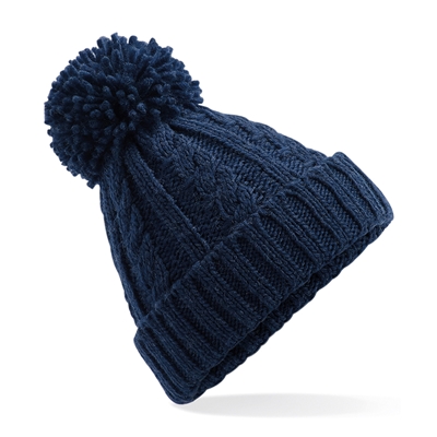 Show details for Beechfield Cable Knit Melange Beanies