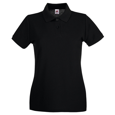 Show details for Fruit of the Loom Lady-Fit Premium Polo Shirts