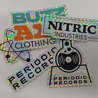 Show details for Holographic Prism Vinyl Stickers