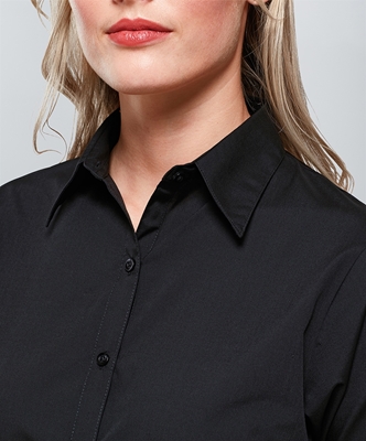 Show details for Premier Women's 3/4 Sleeve Poplin Blouse
