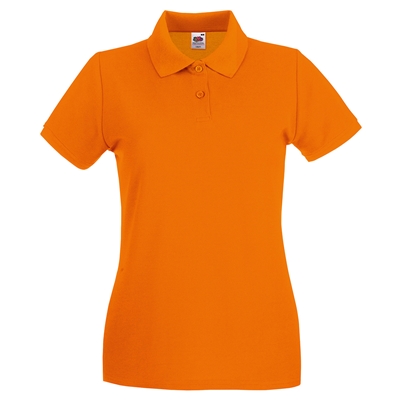Show details for Fruit of the Loom Lady-Fit Premium Polo Shirts