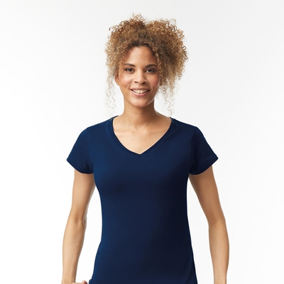 Show details for Gildan Softstyle Ladies V-Neck T-Shirts