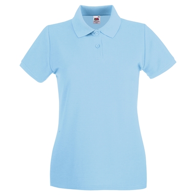 Show details for Fruit of the Loom Lady-Fit Premium Polo Shirts