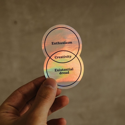 Show details for Holographic Rainbow Vinyl Stickers