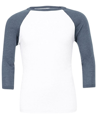 Show details for Bella & Canvas Tri-Blend Baseball T-Shirts