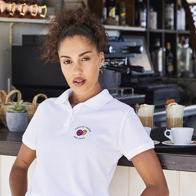 Show details for Fruit of the Loom Women's 65/35 Polo