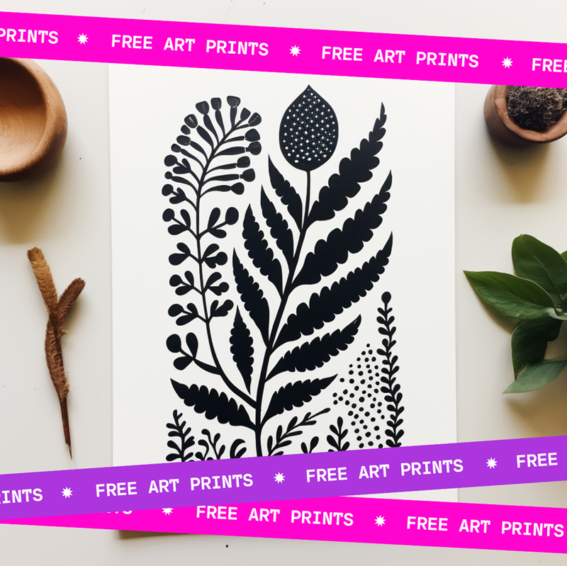 Show details for BLACK FRIDAY DEAL! 50 X FREE A4 Art Prints