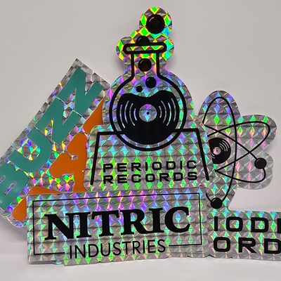 Show details for Holographic Prism Vinyl Stickers