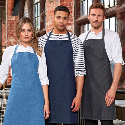 Show details for Embroidered Bib Aprons