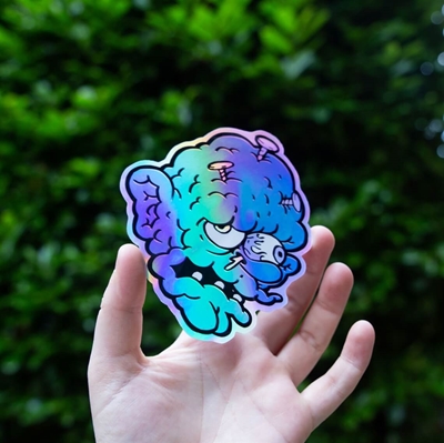 Show details for Holographic Rainbow Vinyl Stickers