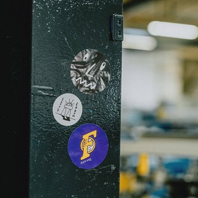 Show details for Circular Vinyl Stickers