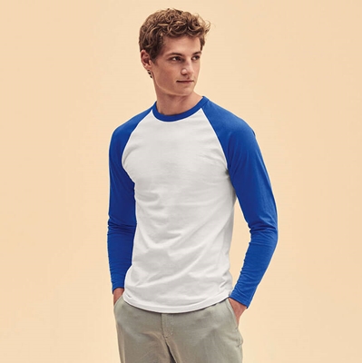 Show details for Fruit of the Loom Long-sleeve Baseball T-Shirts