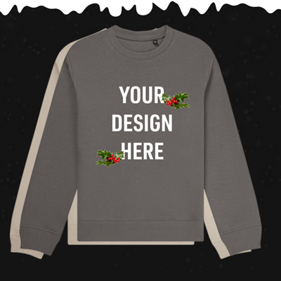 Show details for Christmas Jumper Organic Stealth Sweatshirt