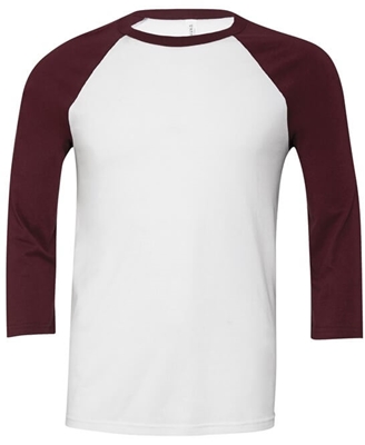 Show details for Bella & Canvas Tri-Blend Baseball T-Shirts