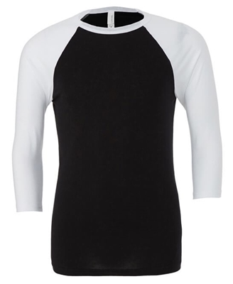 Show details for Bella & Canvas Tri-Blend Baseball T-Shirts