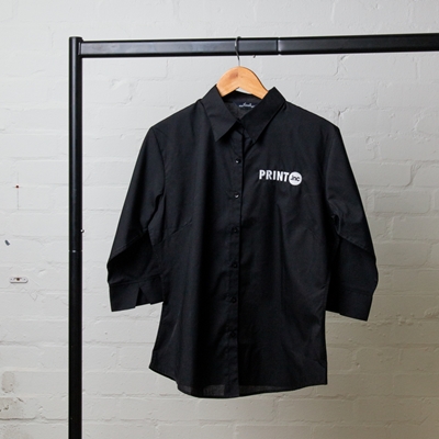 Show details for Premier Women's 3/4 Sleeve Poplin Blouse