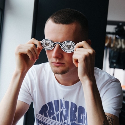 Show details for Custom Shaped Vinyl Stickers - 100mm Base