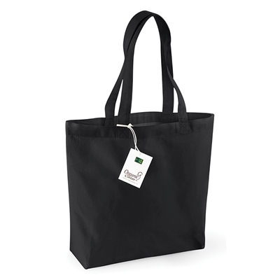 Show details for Screen Printed Organic Shopper Bags