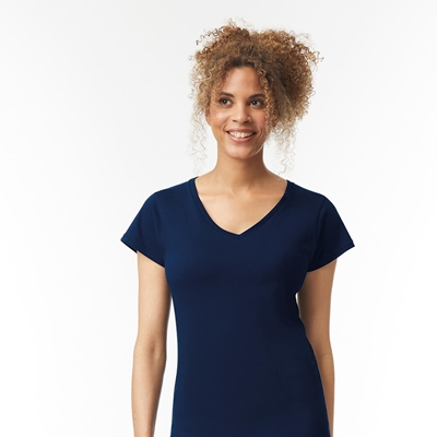 Show details for Gildan Softstyle Ladies V-Neck T-Shirts
