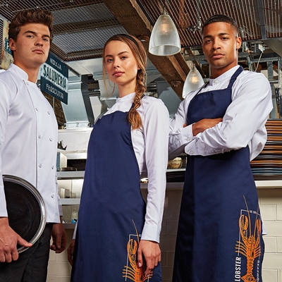 Show details for Embroidered Bib Aprons