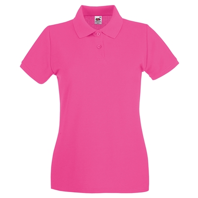 Show details for Fruit of the Loom Lady-Fit Premium Polo Shirts