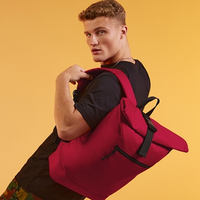 Show details for Embroidered Recycled Roll-top Backpacks ♻️