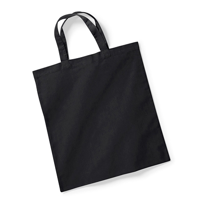 Show details for Screen Printed Short Handle Tote Bags